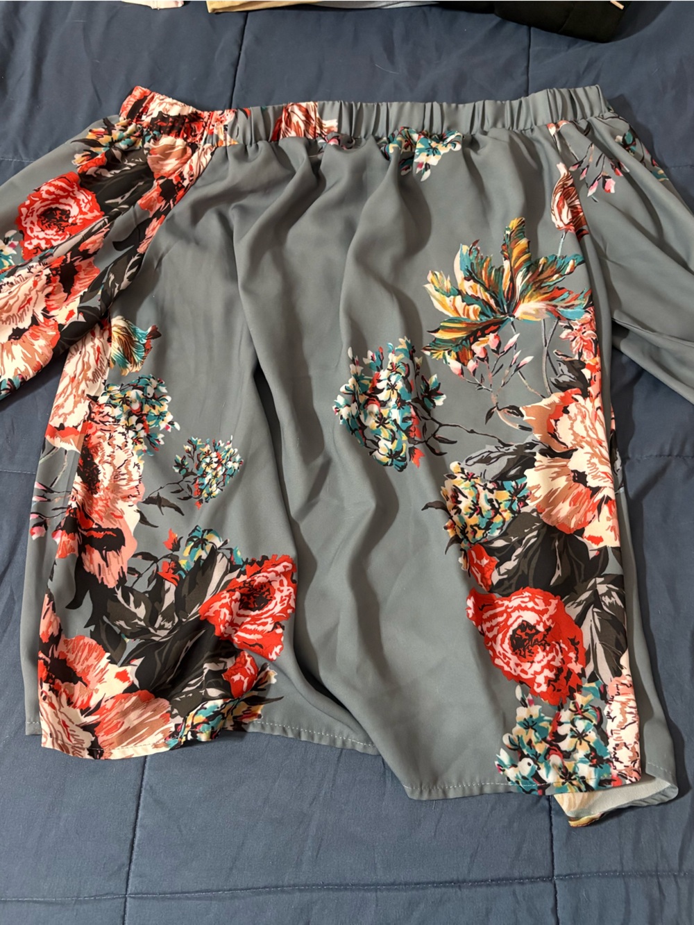 Floral Off-Shoulder Blouse